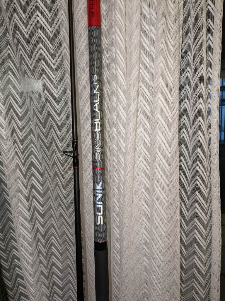 SONIK SKS BLACK 13foot beachcaster fishing rod in lovely condition 