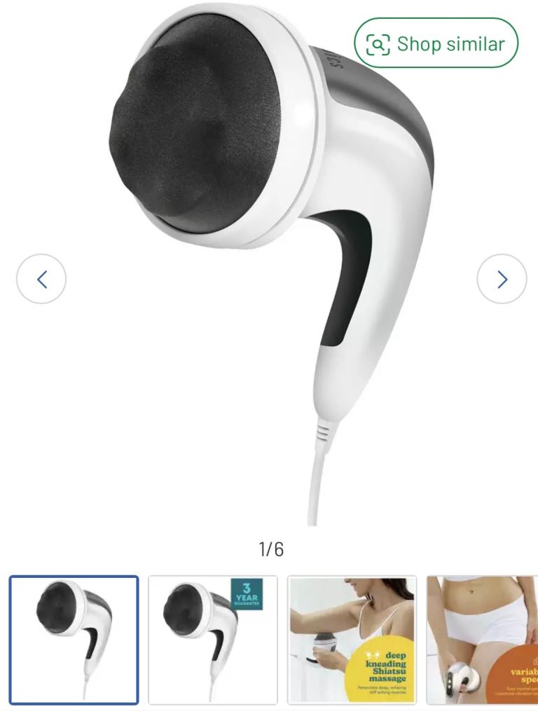 NEW Handheld Electric Massager – Shiatsu Type with Heads