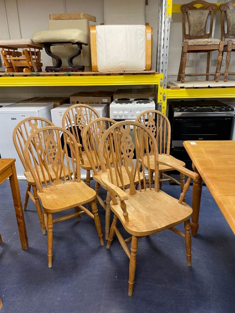 image for Country Style Dining Chair x6 Set TCL Reuse 101471