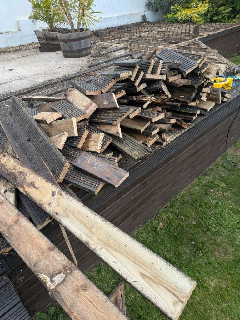 Decking wood - free to collector (for firewood?)