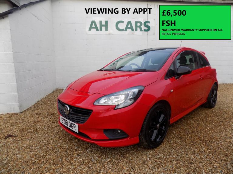 2018 Vauxhall Corsa 1.4T [150] Red Edition 3dr HATCHBACK Petrol Manual