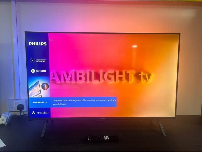 PHILIPS Ambilight 43PUS8000/05 43" Smart 4K Ultra HD HDR LED TV