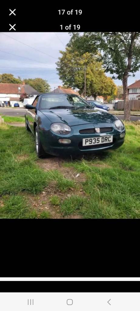 MG, MGF, Convertible, 1997, Manual, 1796 (cc), 2 doors