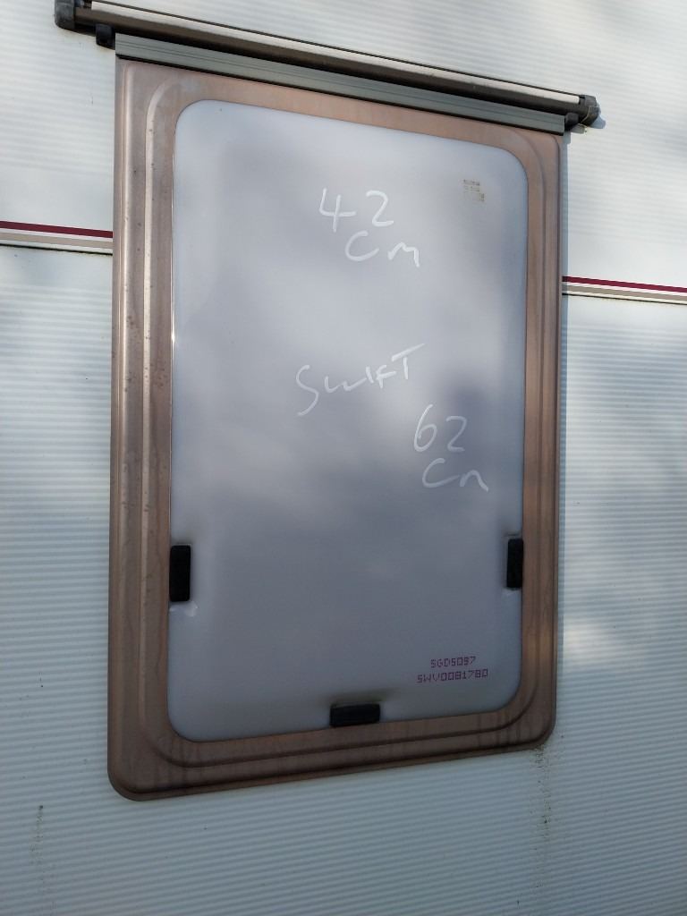 90s swift caravan bathroom window 