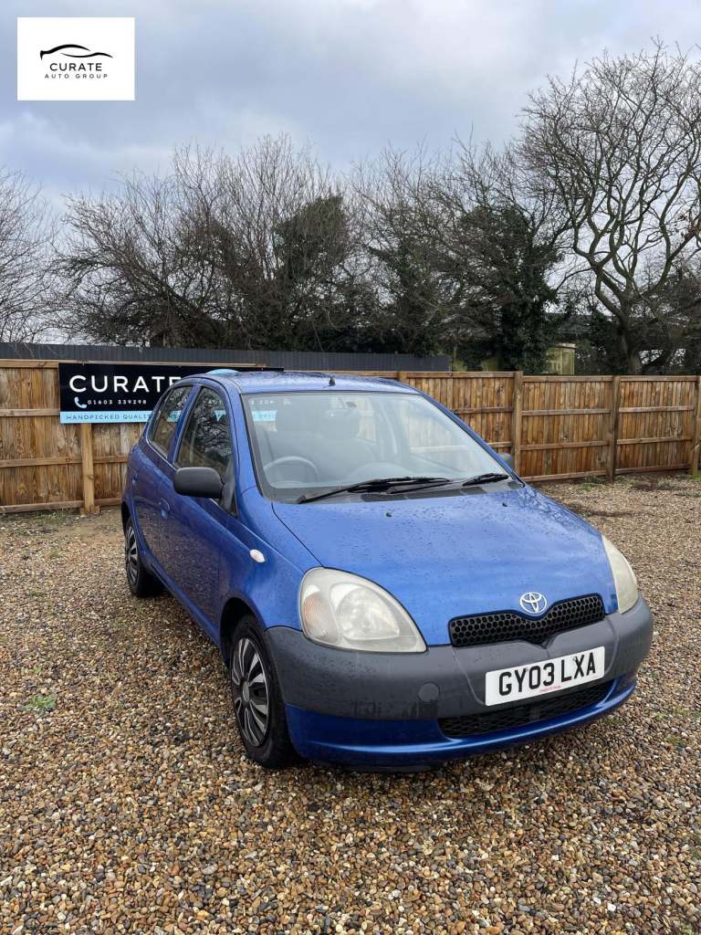 2003 Toyota Yaris 1.0 16v VVTi GS 5dr HATCHBACK PETROL Manual