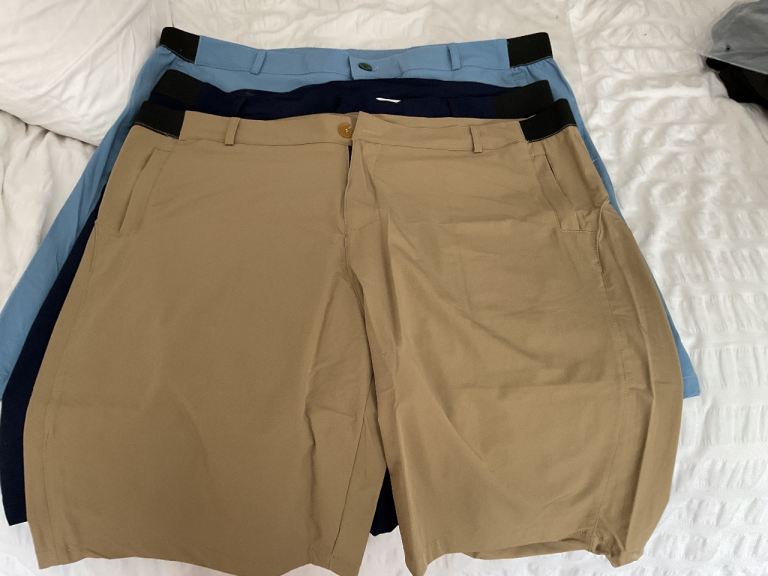 Mens Shorts Bundle - Beige, Navy, Light Blue - New