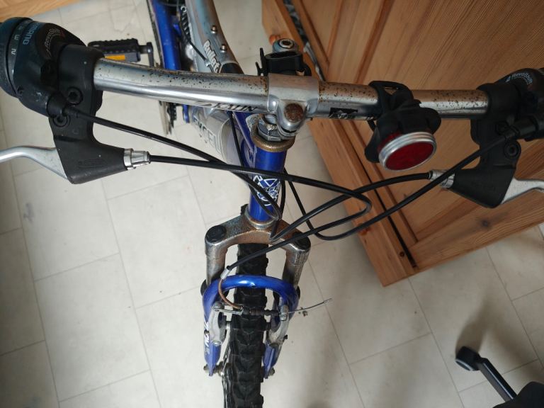 Excel Bullet Mountain Bike – Blue & Silver, Fair Condition