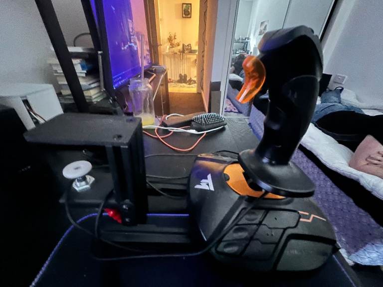 Thrustmaster T.16000M FCS SPACE SIM DUO with set of custom quick mount brackets