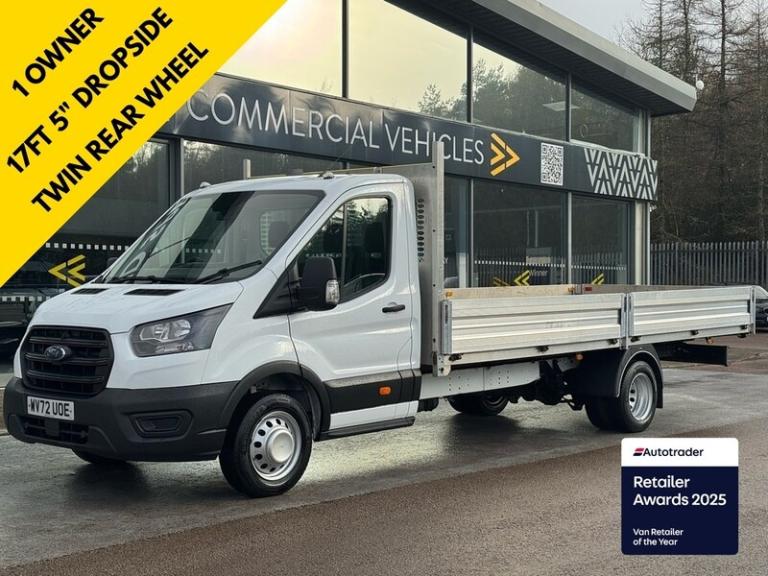 2023 Ford Transit TDCI 130ps 350 17ft 5 5.31 M Dropside Euro 6, 1 Owner, 2 Keys with DAB &amp; B ...