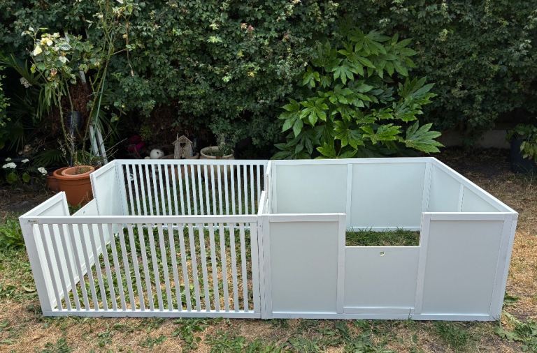 PawHut Large Dog Whelping Box with Puppy Pen, Excellent Condition, Box & Instructions