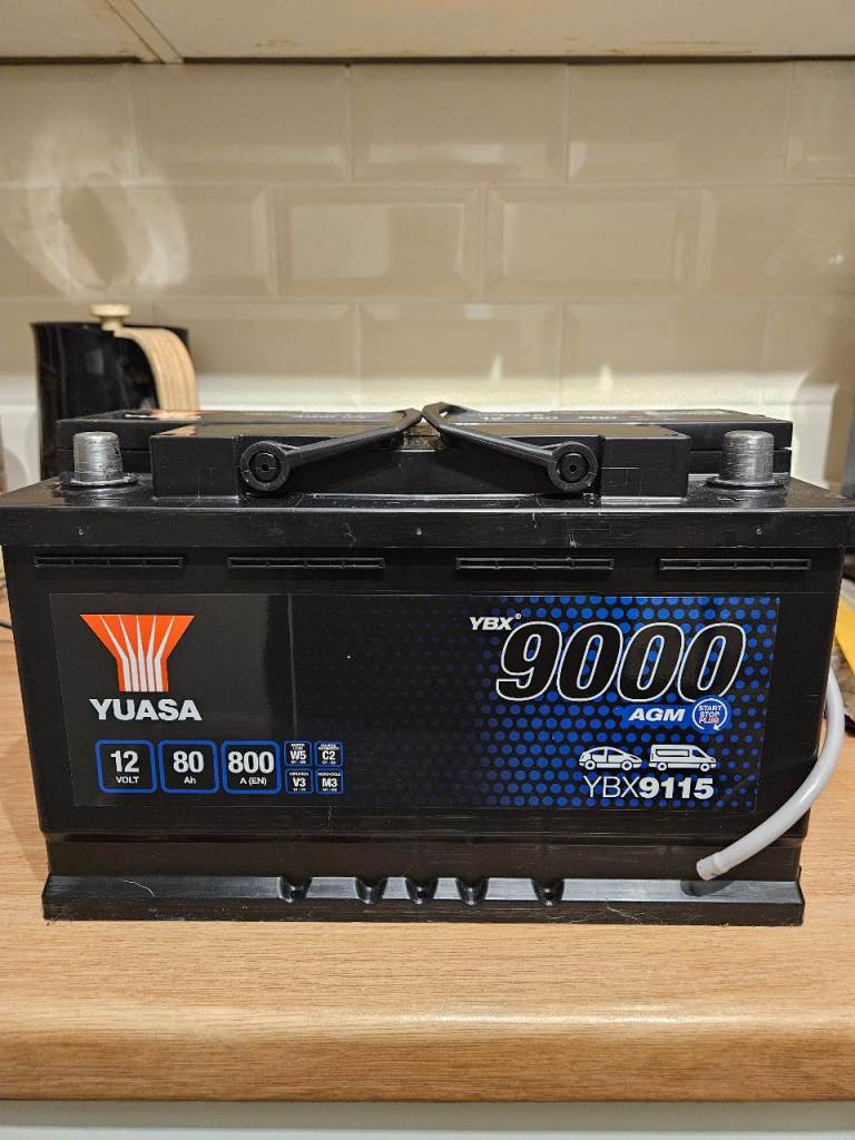 image for Yuasa ybx 9115 start stop plus battery AGM