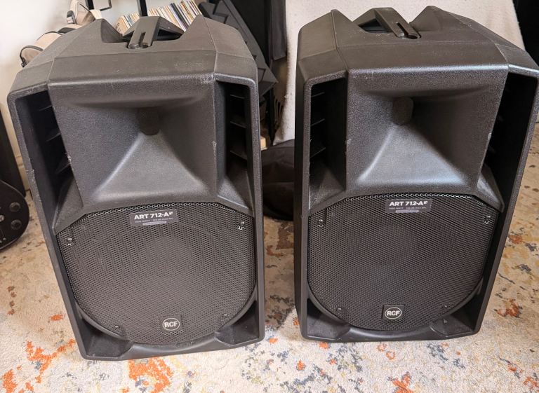 RCF Active PA speakers (RRP ~£950)