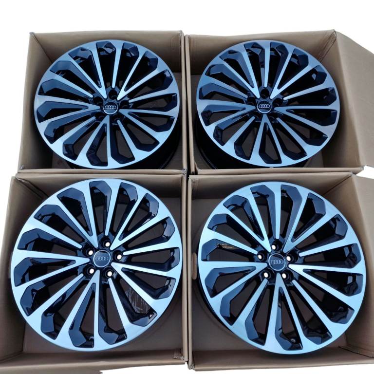Genuine Audi 21" Turbine Alloy Wheels A6 A7 A8 RS6 RS7 Q5 Q7 Q8 Vorsprung FORGED
