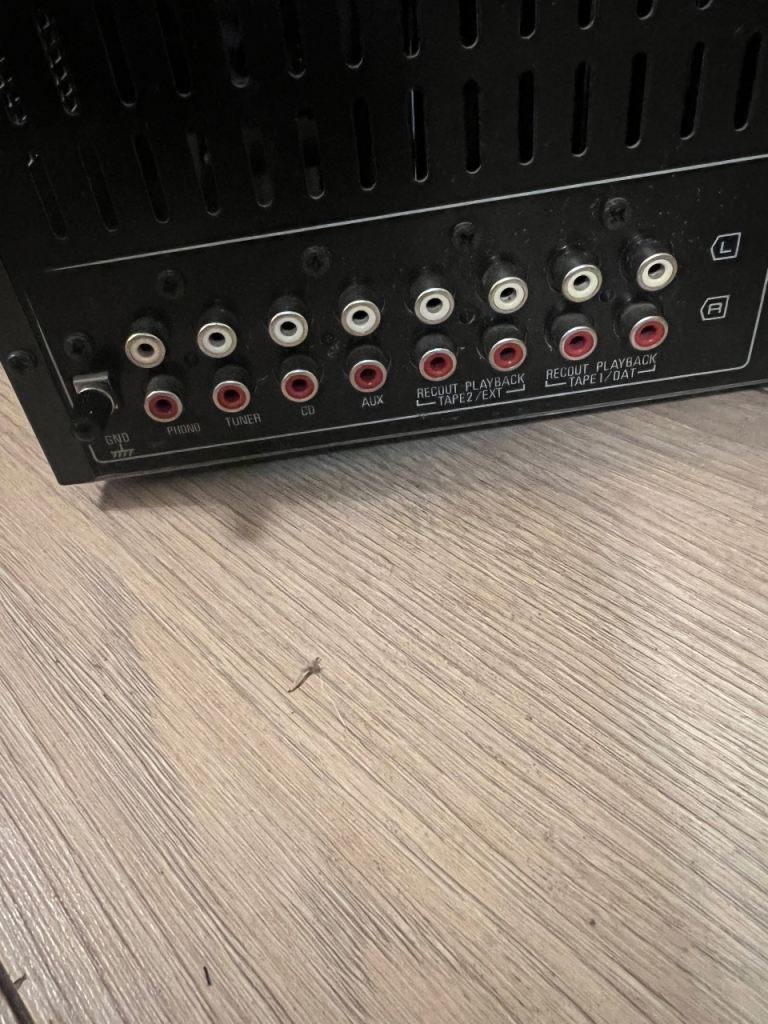 Technics SU-V550 CLASS AA AMP/Power Cable Good Working 