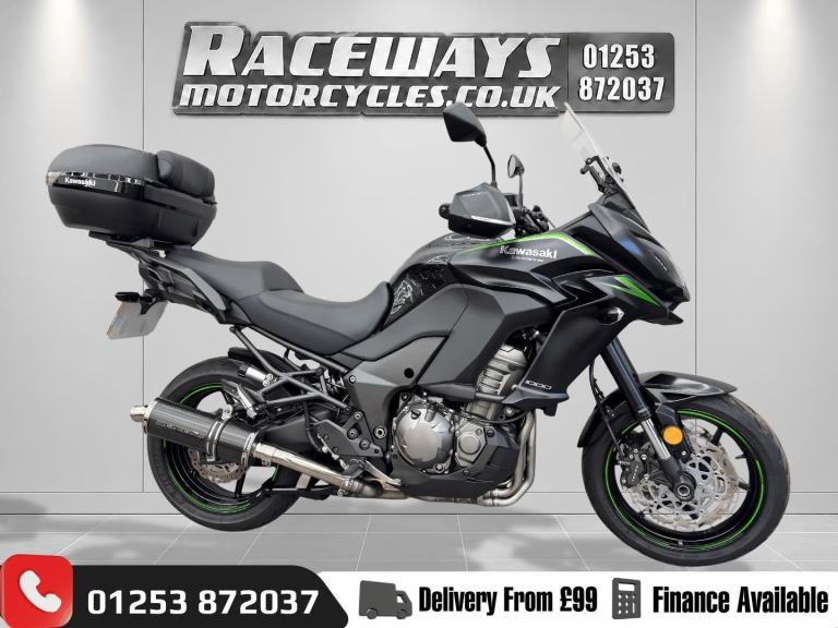 KAWASAKI VERSYS 1000 2019 BLACK 7,281 MILES USED MOTORCYCLE