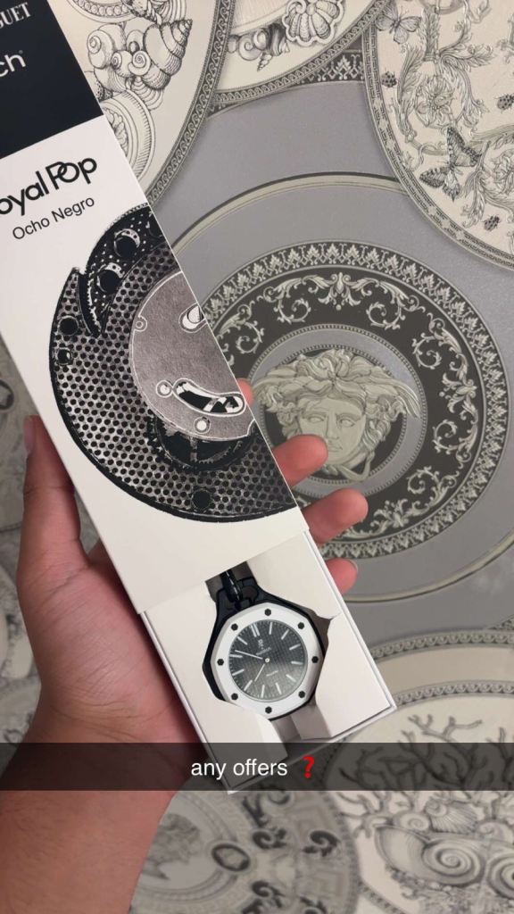 Royal Pop Swatch x AP Collaboration Watch – Ocho Negro Gold