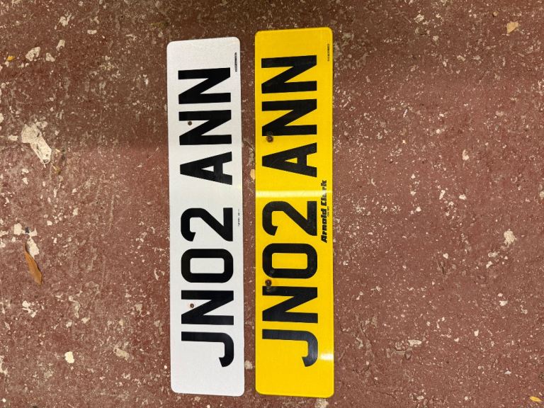 JN02 ANN - Registration Plate