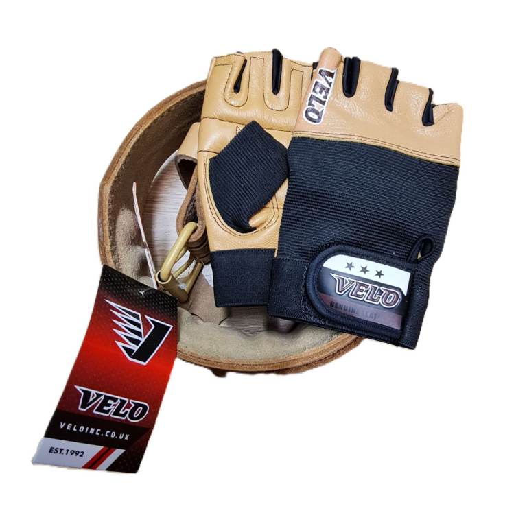 Bodybuilding Weight Lifting Belt and Gloves set Belt 4" - Size 30-38" twin buckle Medium Brand New