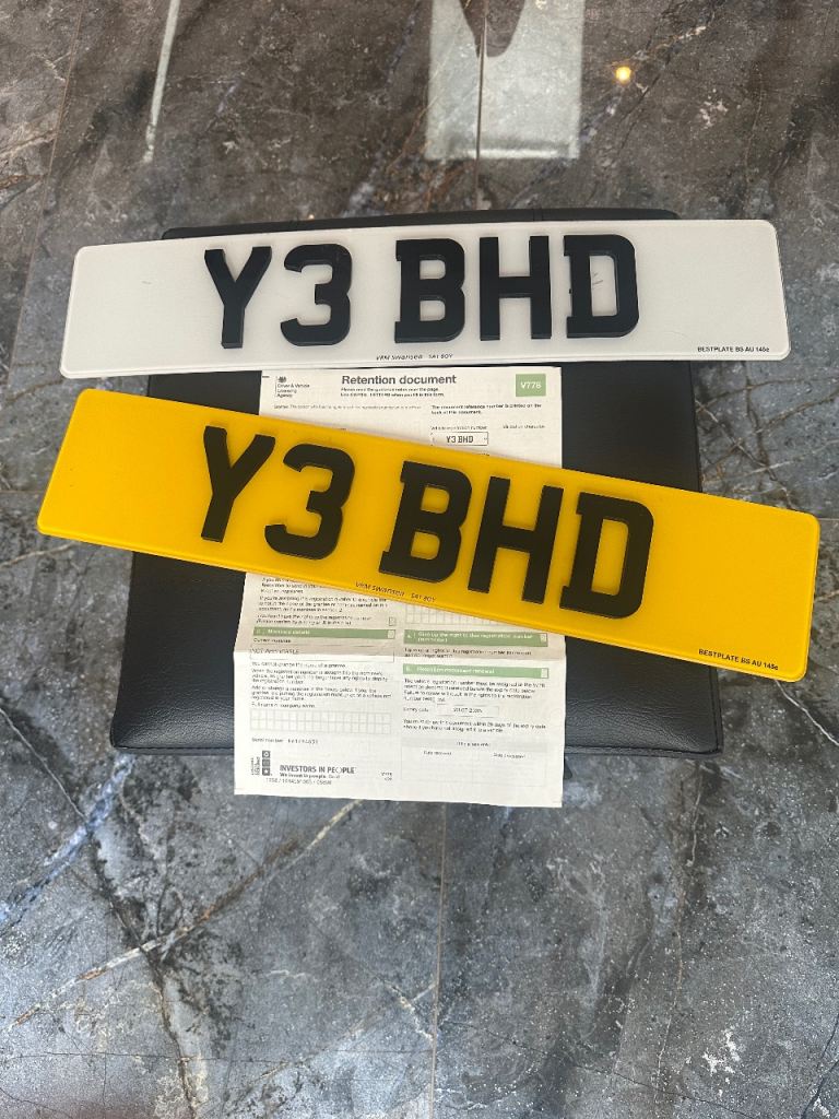 Private plate for sale 