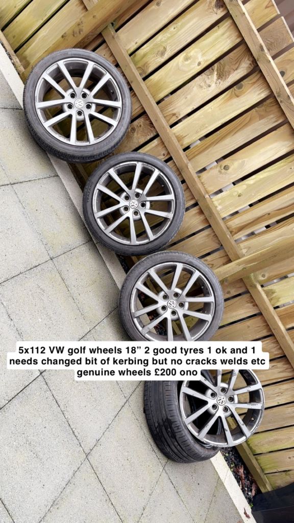 Vw golf GTD wheels 18”