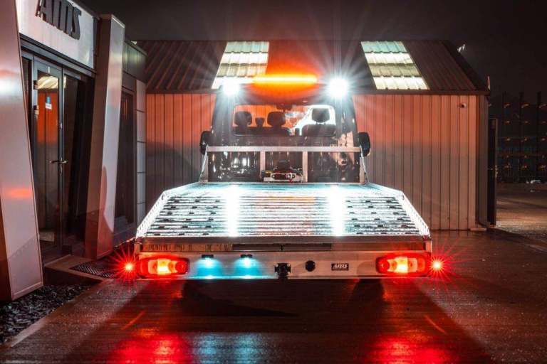 ALUMINIUM RECOVERY TRUCK BODY AMS E-BODY BEAVERTAIL CAR TRANSPORTER