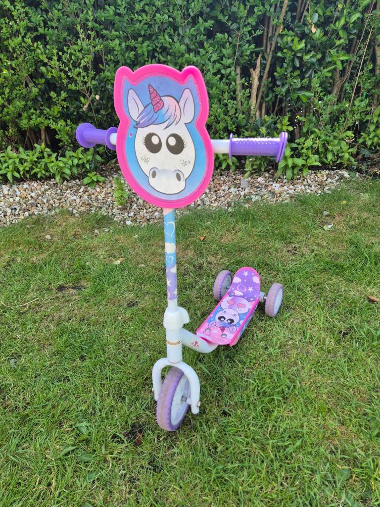 Unicorn 3 wheel scooter 