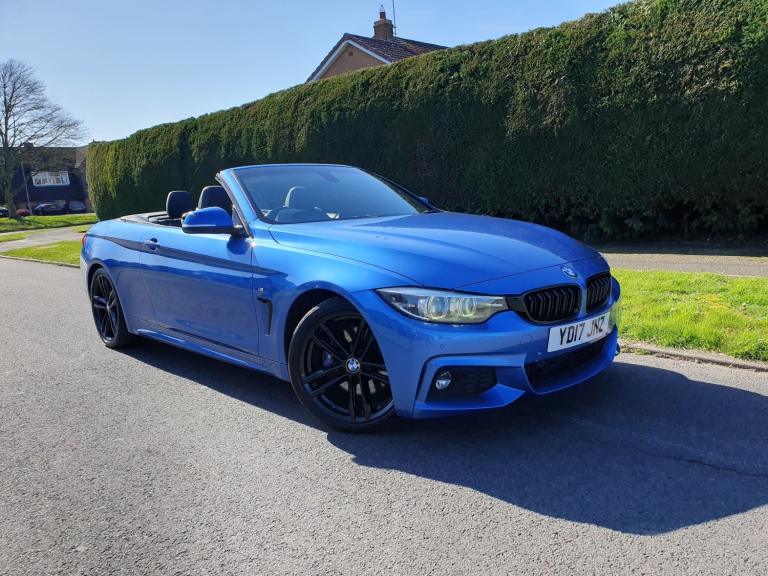 2017 BMW 4 SERIES 2.0 420d M Sport Convertible Blue Manual Diesel