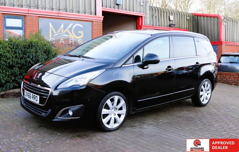2016 Peugeot 5008 1.6 BlueHDi 120 Allure 5dr EAT6 MPV Diesel Manual