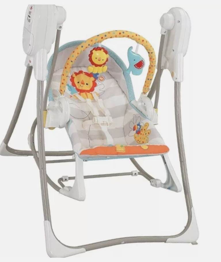 image for Fisher Price 3 in 1 rock chair/crib