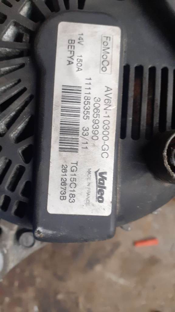 alternator  fiesta 1.6 tdci