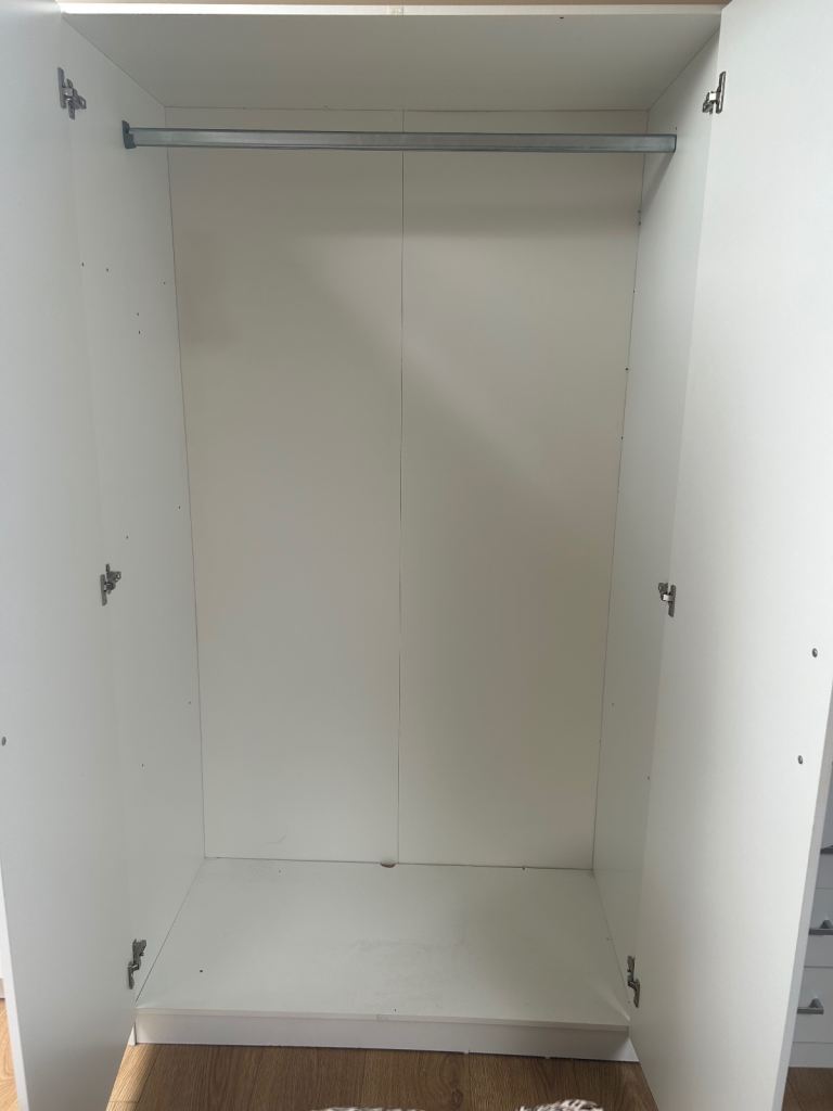 White wardrobe
