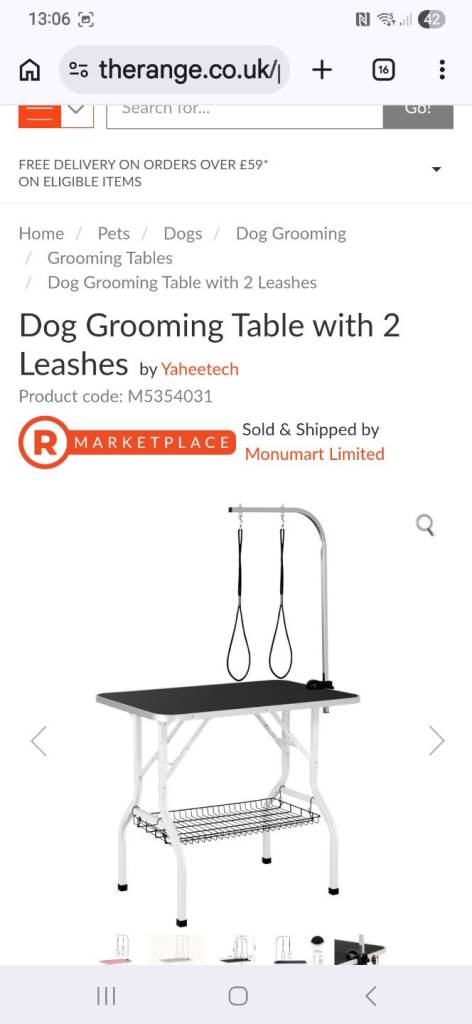 Grooming table