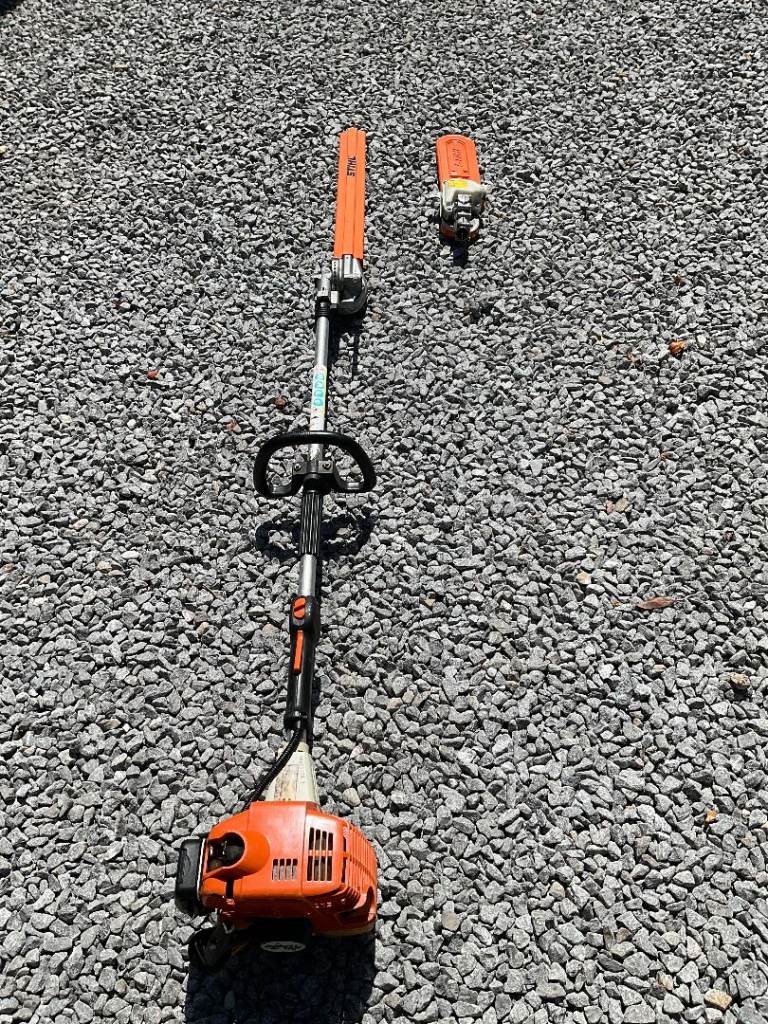 Stihl HL 75K Long Reach Adjustable Angle Hedge Trimmer AND Pole Saw attachment