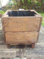 Handmade wooden garden square box planters phone only