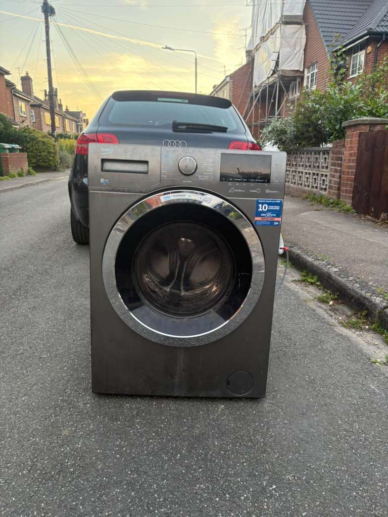 LG Direct Drive Washing Machine – Grey, Good Condition