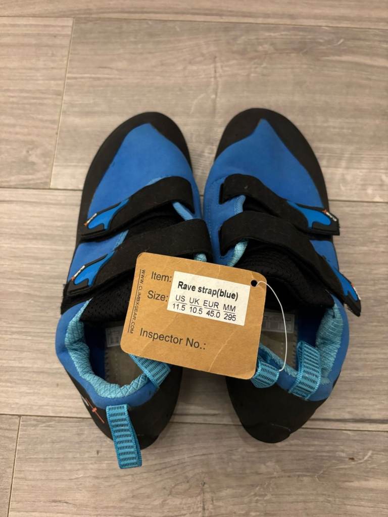 Climb X Rave Climbing Shoes – Brand New – EU 45 / UK 10.5