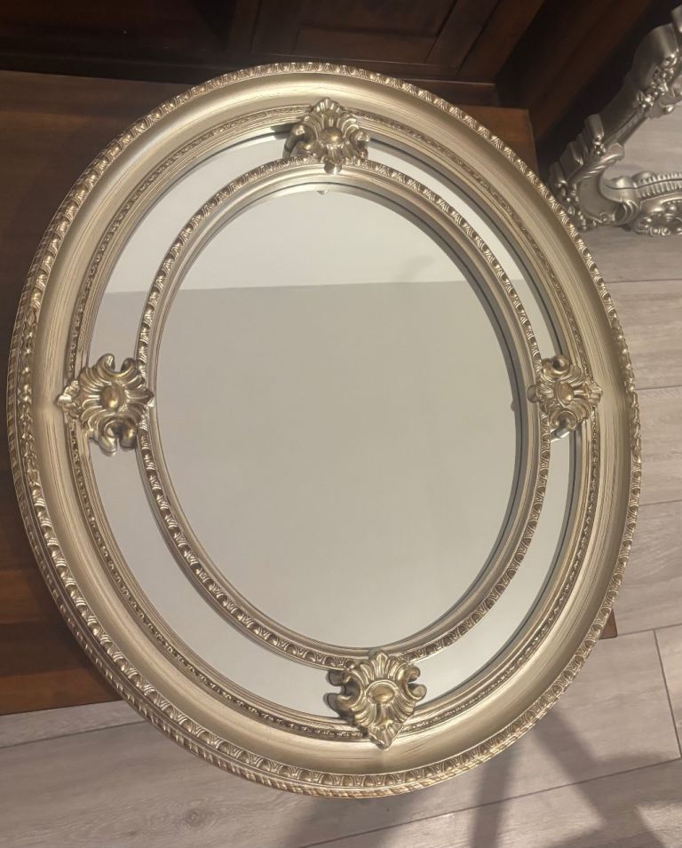 Pair of decorative wall mirrors