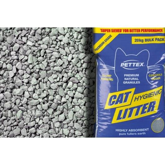 New 20Kg Pettex Premium Fullers Earth Clumping Cat Litter