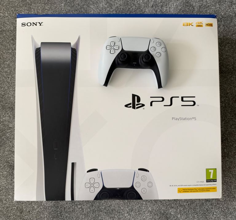 Sony PlayStation 5 (PS5) Disc Edition 825GB – Boxed Immaculate Condition