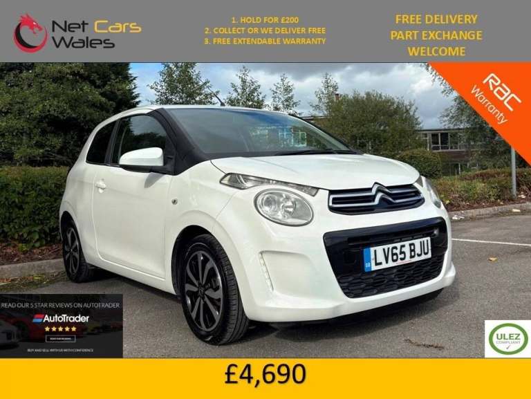 2015 Citroen C1 1.0 VTi Flair 3dr [Start Stop] HATCHBACK Petrol Manual