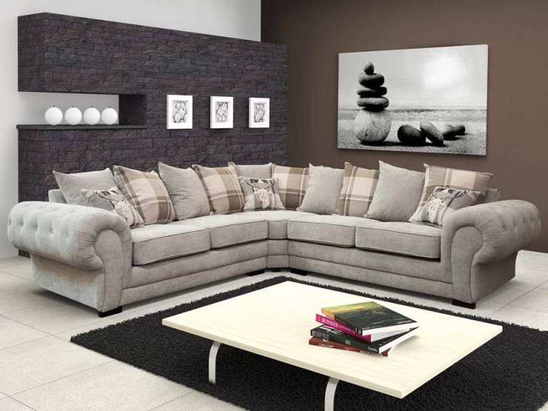 Beige Color Amazing Price Brand new Verona Corner Sofa Set With Free Home Delivery 