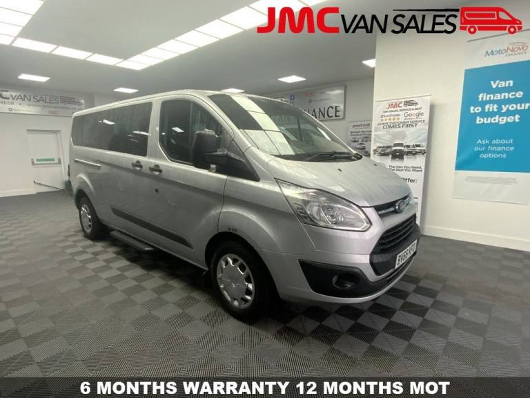 2016 66 FORD TOURNEO CUSTOM 2.0 310 ECOBLUE ZETEC MINIBUS AIR CON FSH L2 EURO 6 