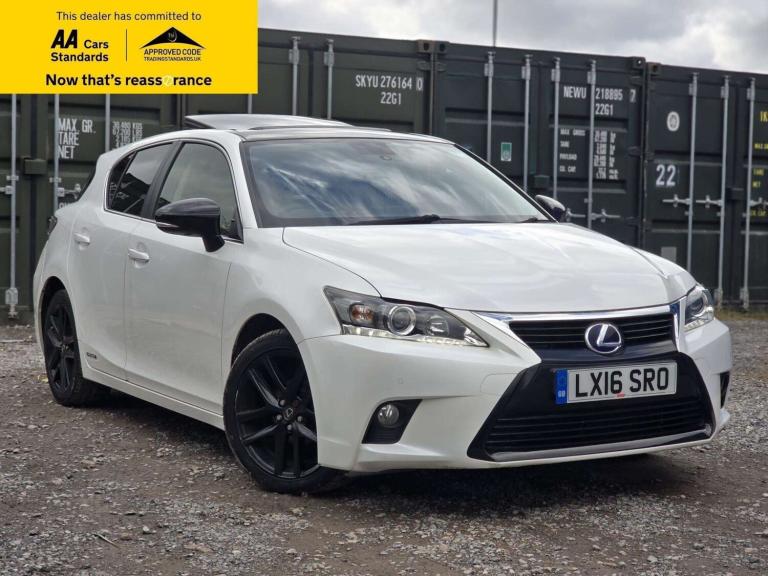 2016 Lexus CT 1.8 200h Sport Hatchback 5dr Petrol Hybrid CVT Euro 6 (s/s) (136 ps) Hatchback Hybr...