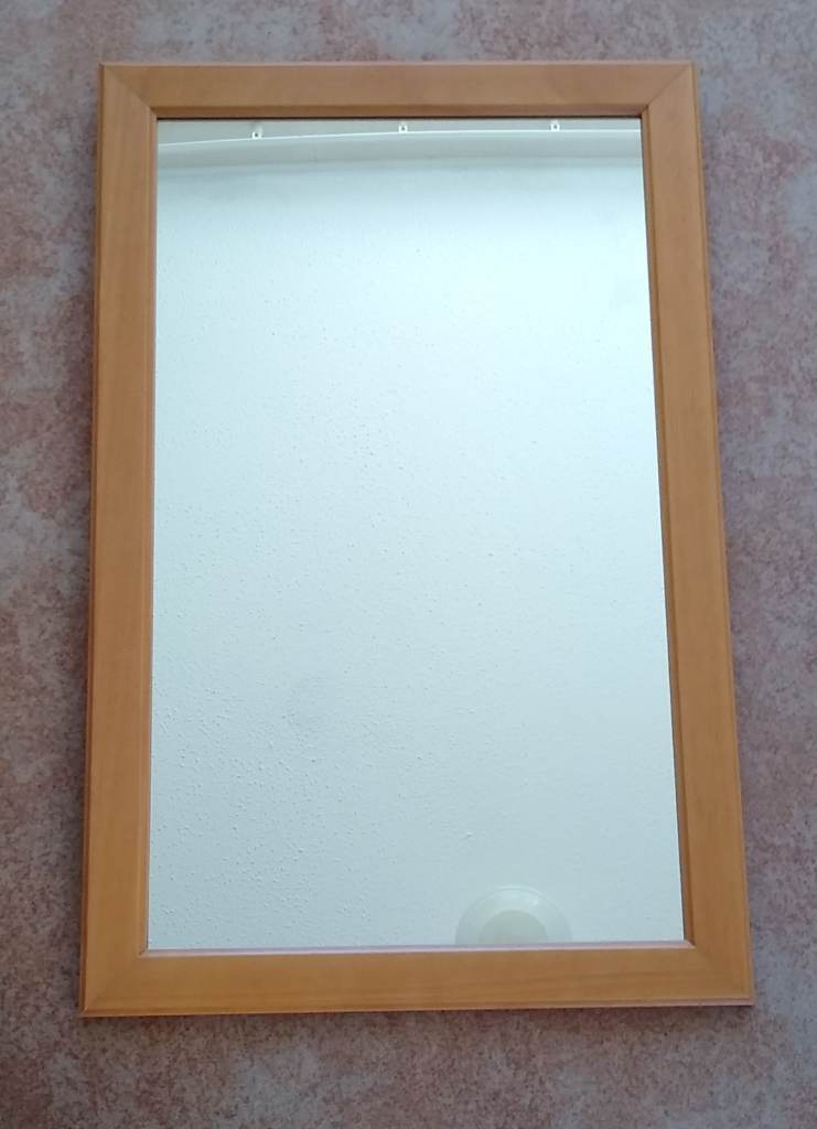 Pine Effect Mirror - 30 cm x 50 cm (exc frame)