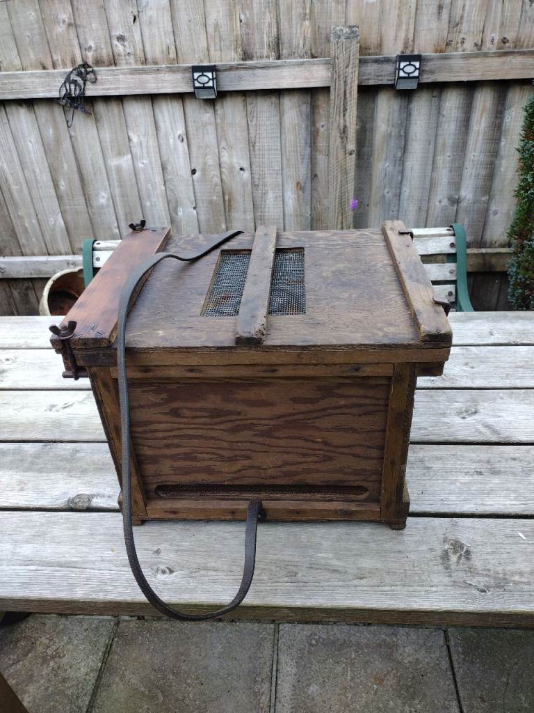 Vintage ferret carrying box 
