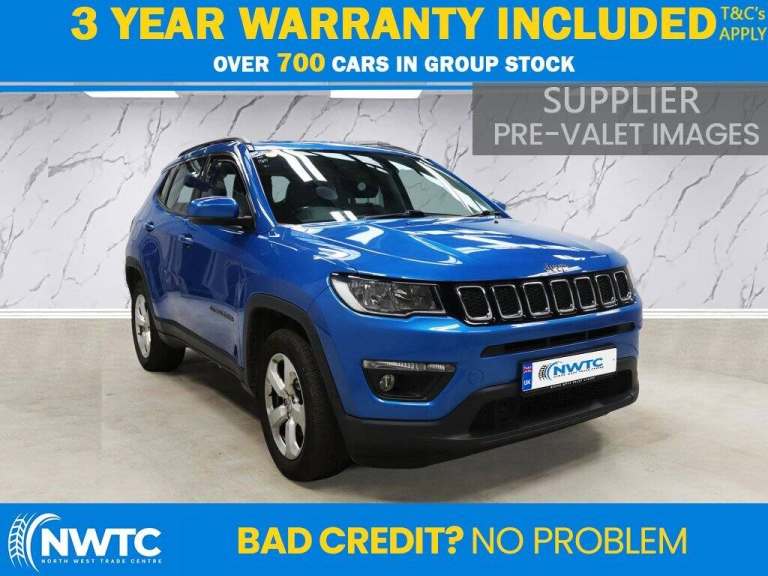 2019 Jeep Compass 1.6 MultiJetII Longitude SUV 5dr Diesel Manual Euro 6 (s/s) (120 ps) ESTATE Die...