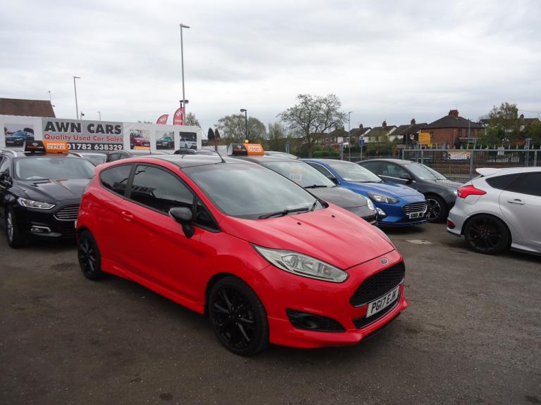 2017 Ford Fiesta 1.0 EcoBoost 140 ST-Line Red 3dr HATCHBACK Petrol Manual