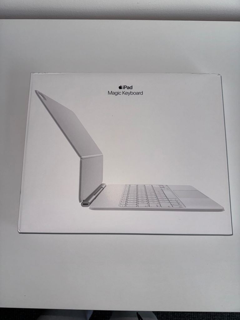 Magic Keyboard For Ipad Air 13-inch (M3), White MDFW4B/A ,Model-A3340 NEW SEALED