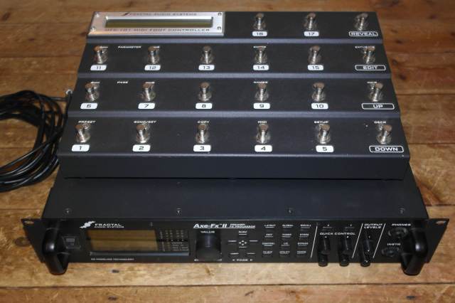 Fractal Audio Axe-FX II guitar preamp/processor plus MFC-101 floor