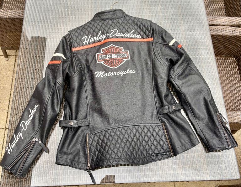 Harley-Davidson Genuine Men’s Leather Jacket In Black Size XL